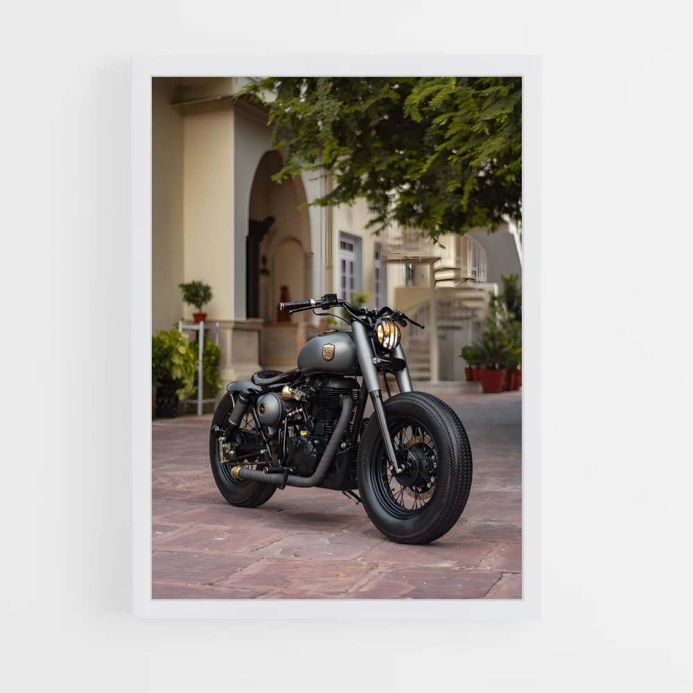 Poster Route Vintage – affiche Royal Enfield (vue 3)